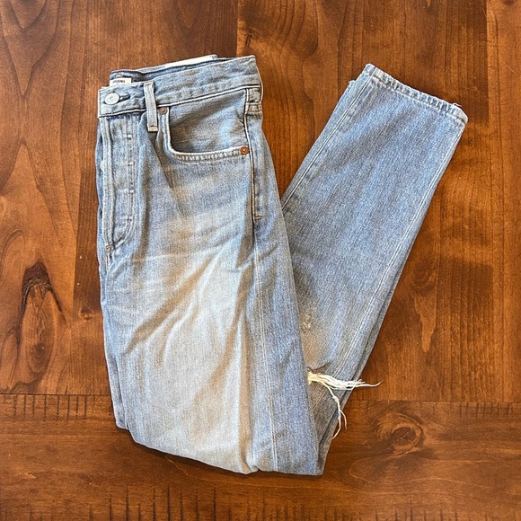 Citizens of Humanity Liya Premium Vintage High-Rise Classic Fit Crop Jeans | 24 - Picture 2 of 7